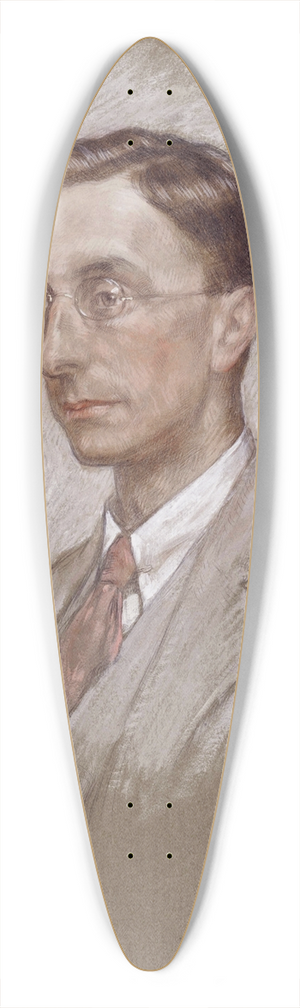 William Shackleton - Richard Church 39.3 inch art pintail longboard deck