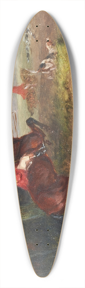 William Shayer - Full cry 39.3 inch art pintail longboard deck