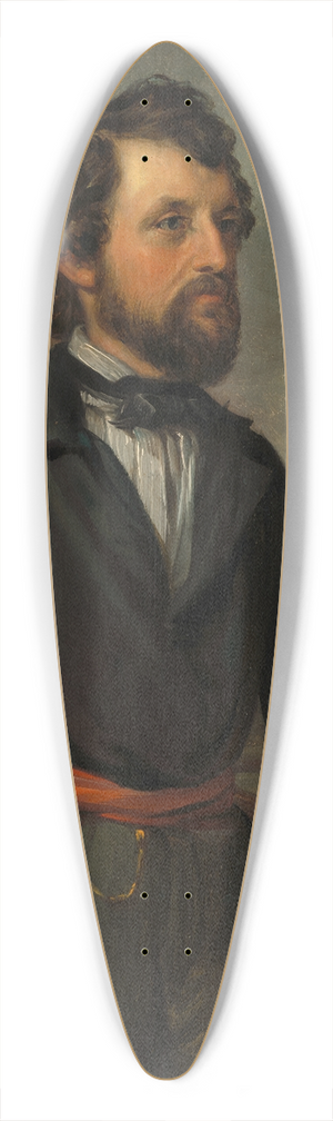 William Smith Jewett - John Charles Frmont 39.3 inch art pintail longboard deck