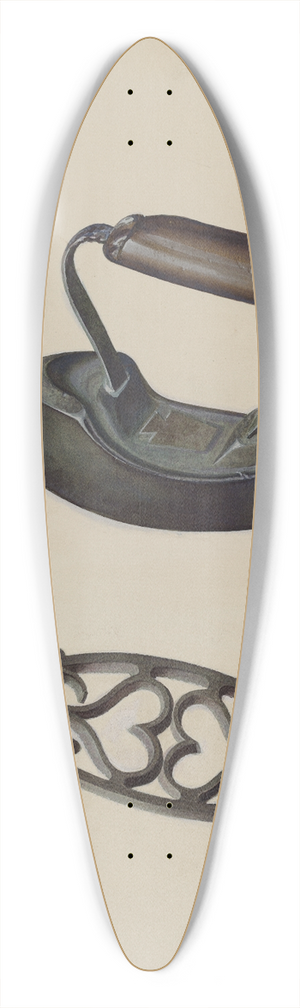 William Spiecker - Flatiron 39.3 inch art pintail longboard deck