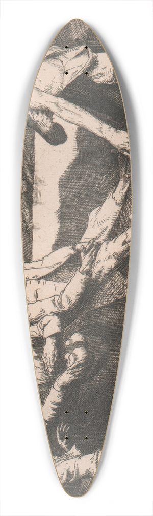 William Strang - The Penance (Ancient Mariner) 39.3 inch art pintail longboard deck