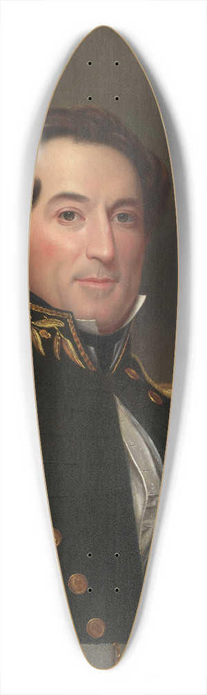 William Swain - David Glasgow Farragut 39.3 inch art pintail longboard deck