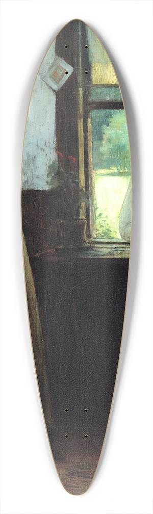 William Thomas Smedley - One Day in June 39.3 inch art pintail longboard deck
