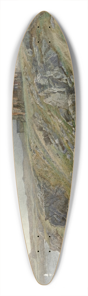 William Trost Richards - Graycliff, the Artists Home, Newport, Rhode Island 39.3 inch art pintail longboard deck