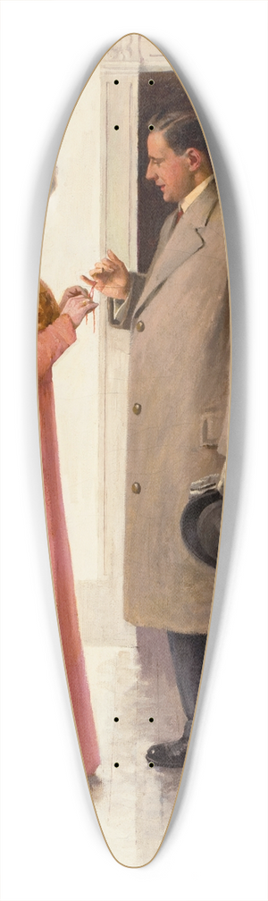 William Vincent Cahill - Dont Forget! 39.3 inch art pintail longboard deck