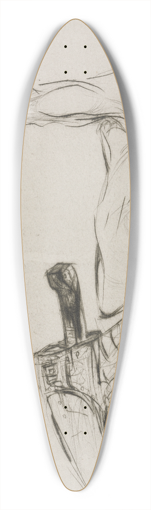 William Walcot - Herodias: Page 53, The head entered and mannaeus held it by the hair, at arms length, proud from the applause 39.3 inch art pintail longboard deck