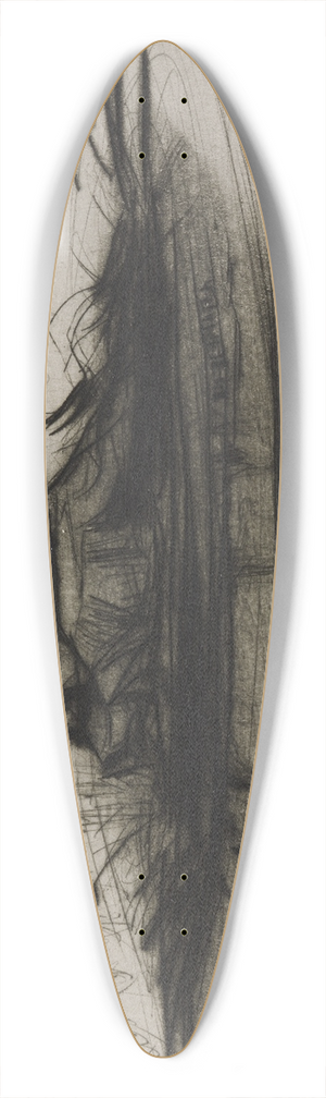 William Walcot - Herodias: Page 55, Cul-de-lampe 39.3 inch art pintail longboard deck