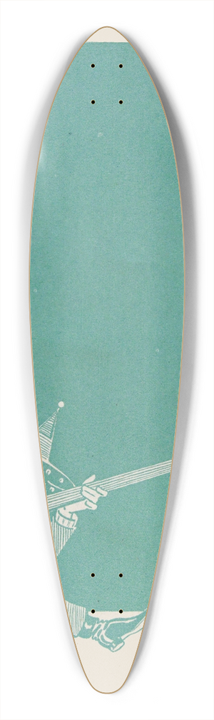 William Wallace Denslow - Chapter III 39.3 inch art pintail longboard deck