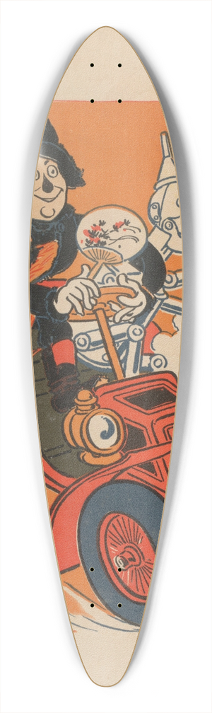 William Wallace Denslow - Denslows Scarecrow and the tin-man Pl.2 39.3 inch art pintail longboard deck