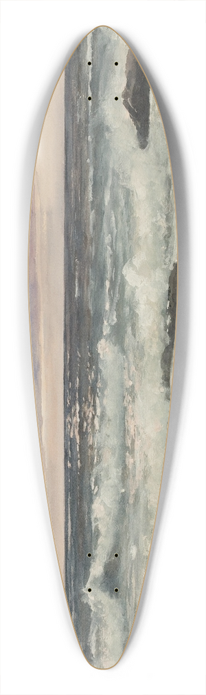 William Wilson Cowell - Morning Glow 39.3 inch art pintail longboard deck
