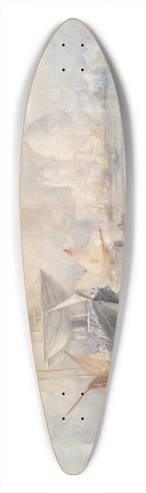 Willis Seaver Adams - Morning inVenice 39.3 inch art pintail longboard deck