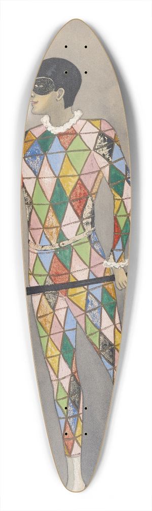 Will R. Barnes - 1 Male Chorus-Act II Sc I-Harlequin 39.3 inch art pintail longboard deck