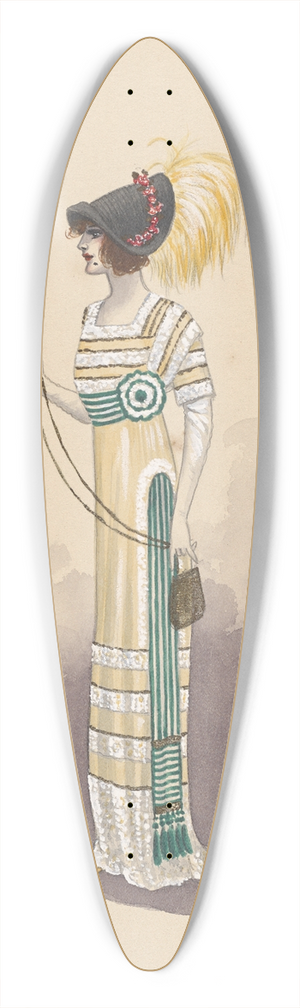Will R. Barnes - 5th Customer-Act II-Scene I 39.3 inch art pintail longboard deck