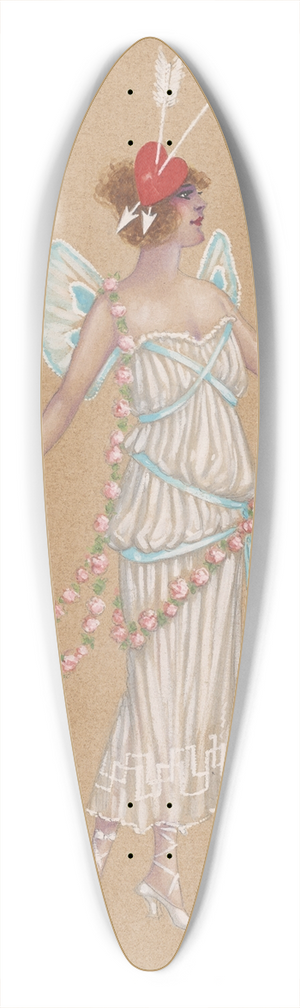 Will R. Barnes - 8-Love 39.3 inch art pintail longboard deck