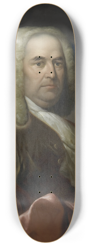 Dionys van Nijmegen - Portrait of Hugo du Bois, Director of the Rotterdam Chamber of the Dutch East India Company, elected 1734 8.25 inch art skate deck