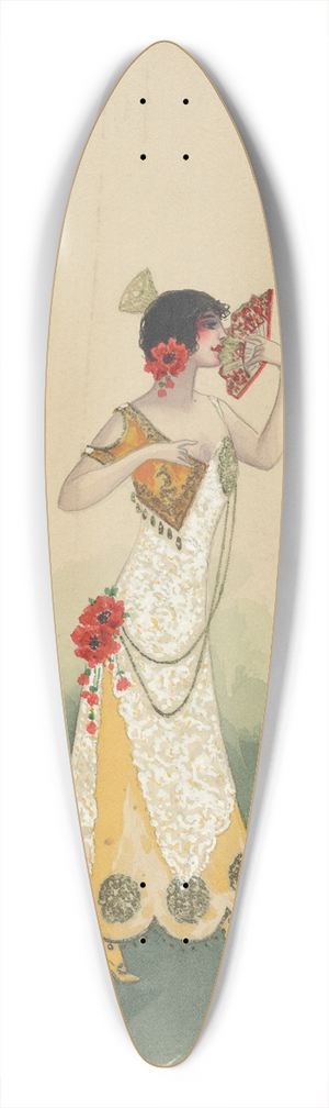 Will R. Barnes - Act I-Olivia 39.3 inch art pintail longboard deck Will R. Barnes - Act I-Olivia 39.3 inch art pintail longboard deck