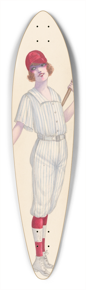 Will R. Barnes - Baseball, 15 39.3 inch art pintail longboard deck