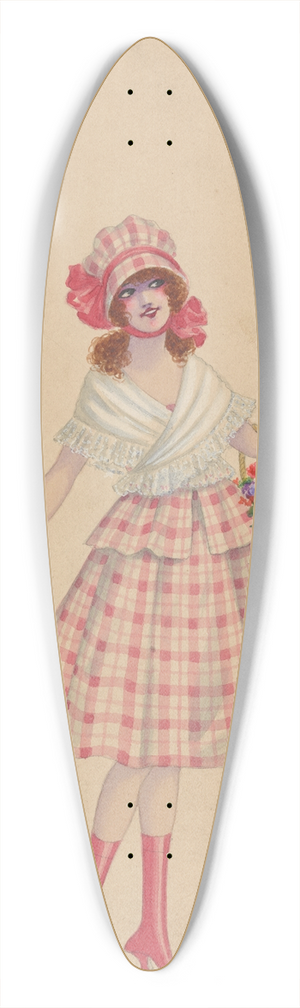 Will R. Barnes - Country Kid 39.3 inch art pintail longboard deck