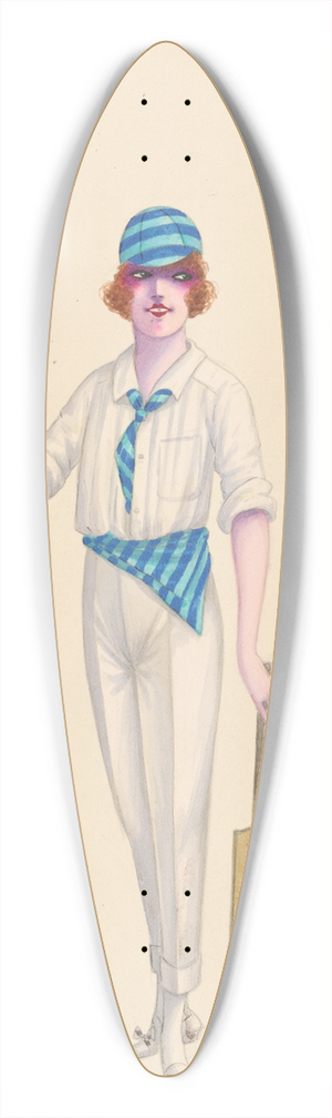 Will R. Barnes - Cricket, 8 39.3 inch art pintail longboard deck