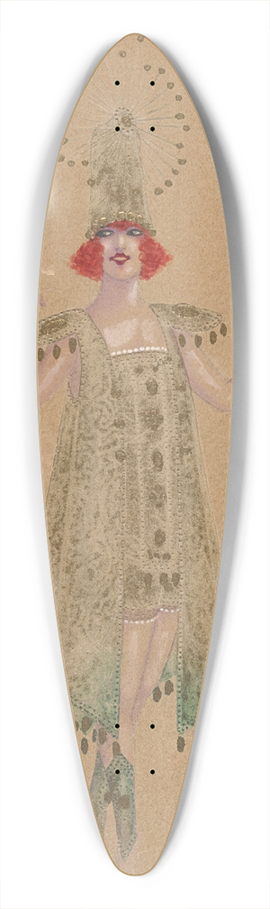 Will R. Barnes - F-Golden Youth-Elves Set 39.3 inch art pintail longboard deck