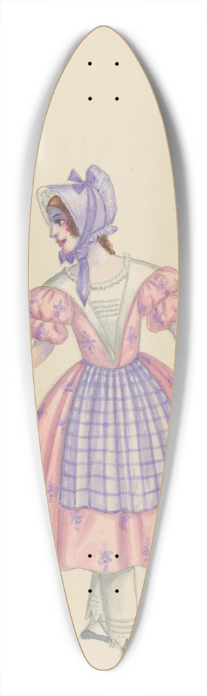 Will R. Barnes - Girl 39.3 inch art pintail longboard deck