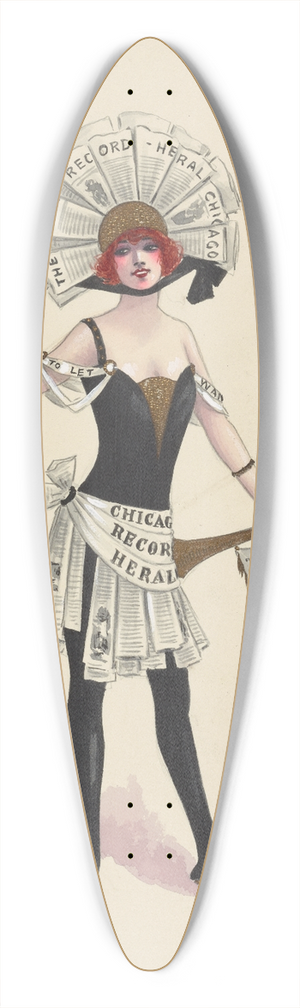 Will R. Barnes - Press Ballet 39.3 inch art pintail longboard deck