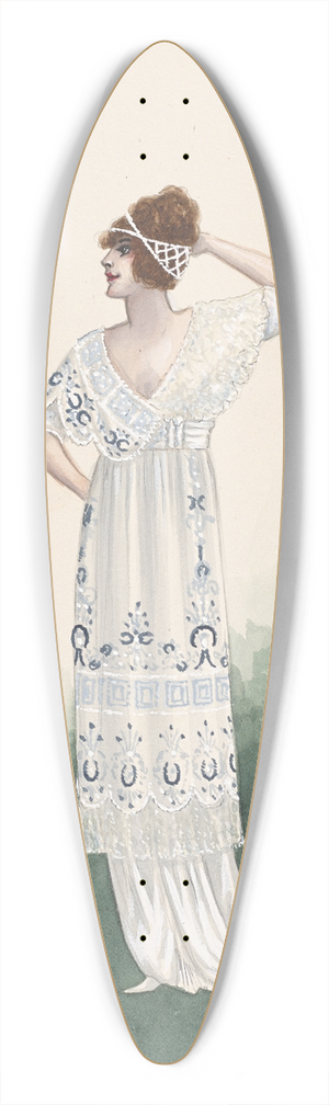Will R. Barnes - Tango Girl; Act II, 41 39.3 inch art pintail longboard deck