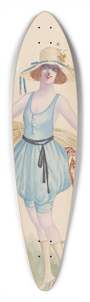 Will R. Barnes - The Farmers, 30 39.3 inch art pintail longboard deck