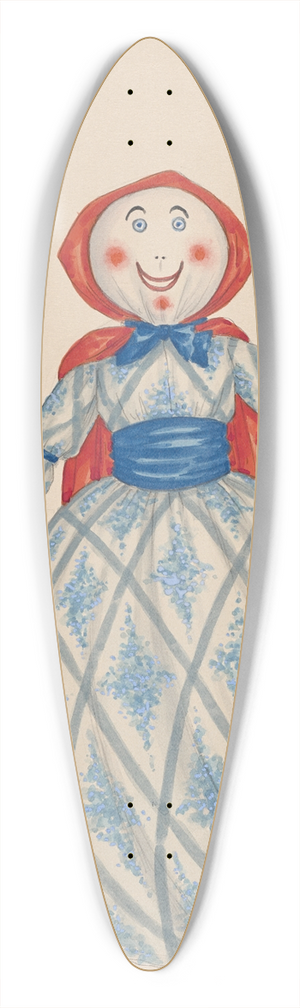 Will R. Barnes - The Gay Rag Dolls-5 39.3 inch art pintail longboard deck