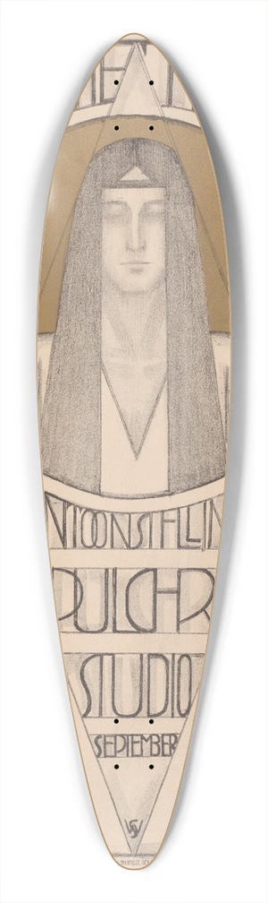 Willy Sluiter - Hollandsche Teekenmij. Tentoonstelling. Pulchri Studio. September 39.3 inch art pintail longboard deck