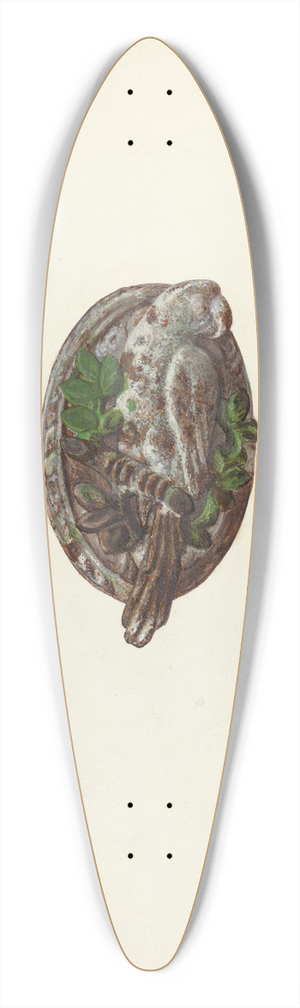 Winifred Luten - Door Knocker 39.3 inch art pintail longboard deck