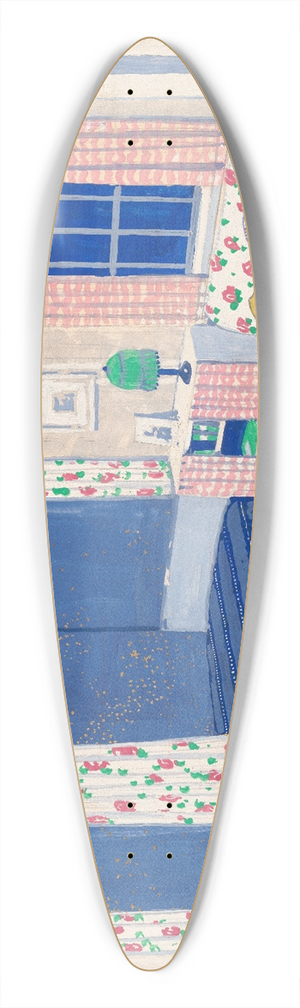 Winold Reiss - Design for unidentified bedroom with canopy bed.] [Interior perspective elevation 39.3 inch art pintail longboard deck