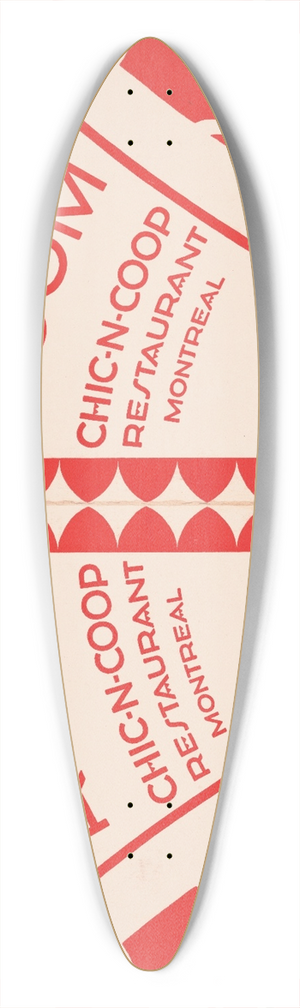 Winold Reiss - Designs for Indian Room, Chic-n-Coop Restaurant, Montreal, Canada 39.3 inch art pintail longboard deck