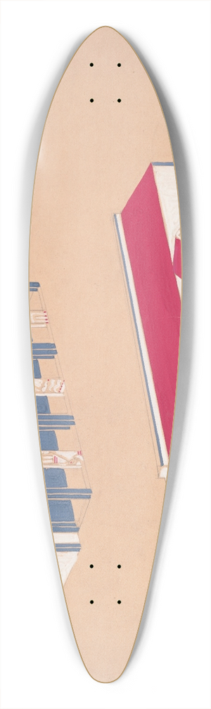 Winold Reiss - Designs for roadhouse or terrace restaurant 39.3 inch art pintail longboard deck
