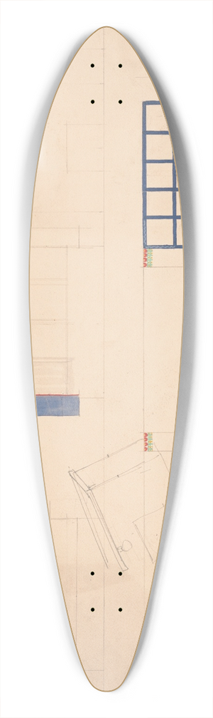 Winold Reiss - Designs for unidentified restaurant interior, possibly Elyse restaurant, 1 East 56th St., New York, NY.] [Drawing of restaurant details 39.3 inch art pintail longboard deck