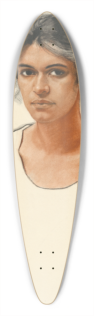 Winold Reiss - Elise J. McDougald 39.3 inch art pintail longboard deck
