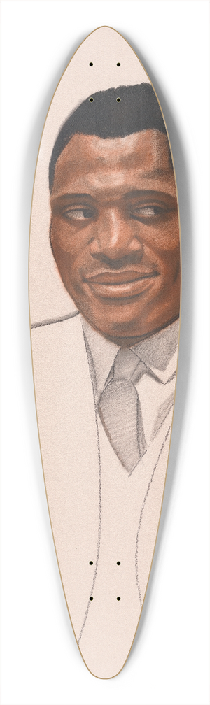 Winold Reiss - Paul Robeson 39.3 inch art pintail longboard deck