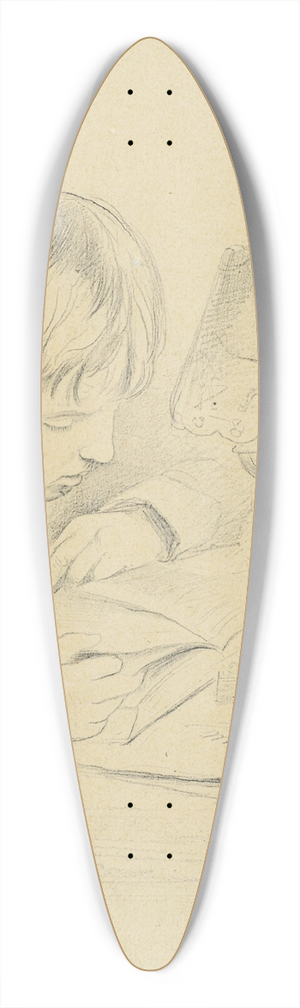 Winslow Homer - Arthur B. Homer 39.3 inch art pintail longboard deck