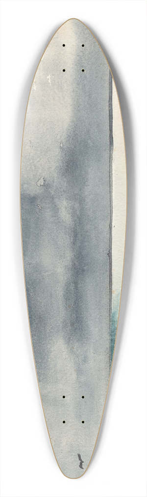 Winslow Homer - Breaking Storm, Coast of Maine 39.3 inch art pintail longboard deck