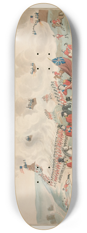 After W. West - Battle of NewOrleans 8.25 inch art skate deck