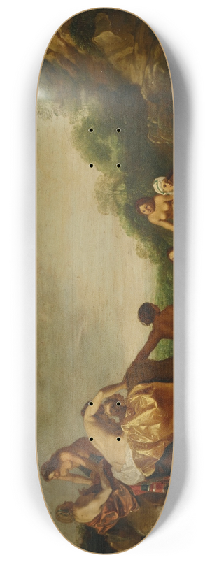 Dirck van der Lisse - Bathing Nymphs 8.25 inch art skate deck
