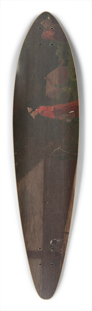 Winslow Homer - Old Mill (The MorningBell) 39.3 inch art pintail longboard deck