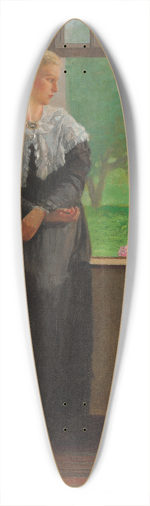 Winslow Homer - Reverie 39.3 inch art pintail longboard deck
