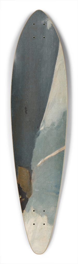 Winslow Homer - Sleigh Ride 39.3 inch art pintail longboard deck
