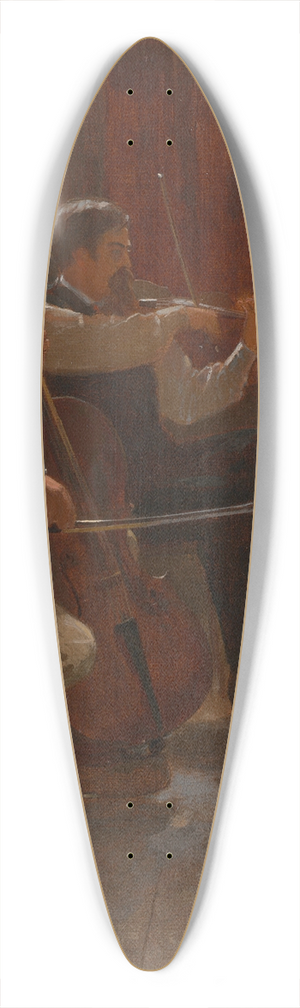 Winslow Homer - The Studio 39.3 inch art pintail longboard deck