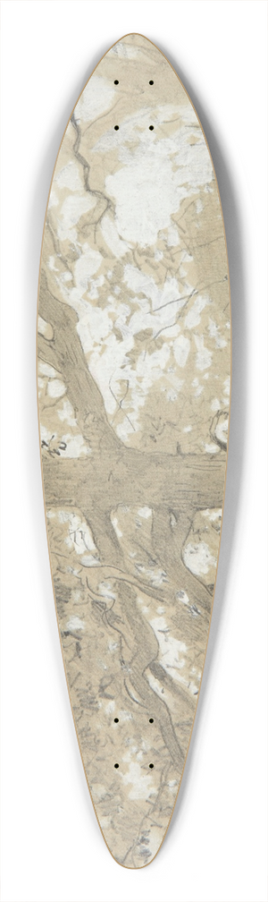 Winslow Homer - Waverly Oaks 39.3 inch art pintail longboard deck Winslow Homer - Waverly Oaks 39.3 inch art pintail longboard deck