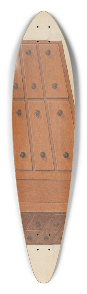 Winslow Rich - Tailors Table 39.3 inch art pintail longboard deck