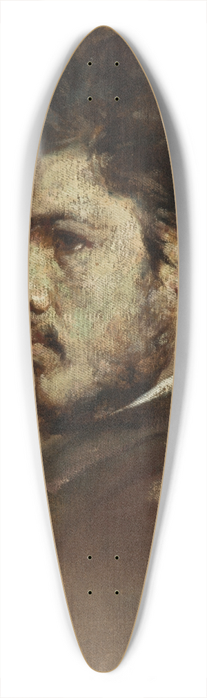 Witold Pruszkowski - Portrait of the Sculptor Stefan Jarzymowski 39.3 inch art pintail longboard deck