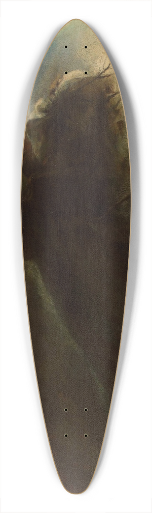 Witold Pruszkowski - Uniate woman 39.3 inch art pintail longboard deck