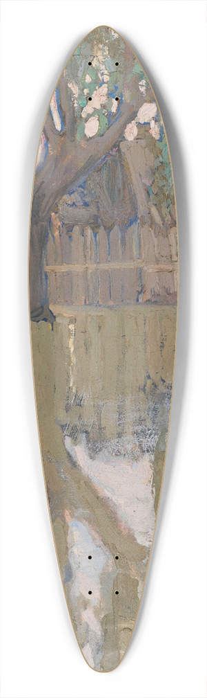 Wladimir Baranoff-Rossin - Arbre et son reflet dans leau 39.3 inch art pintail longboard deck
